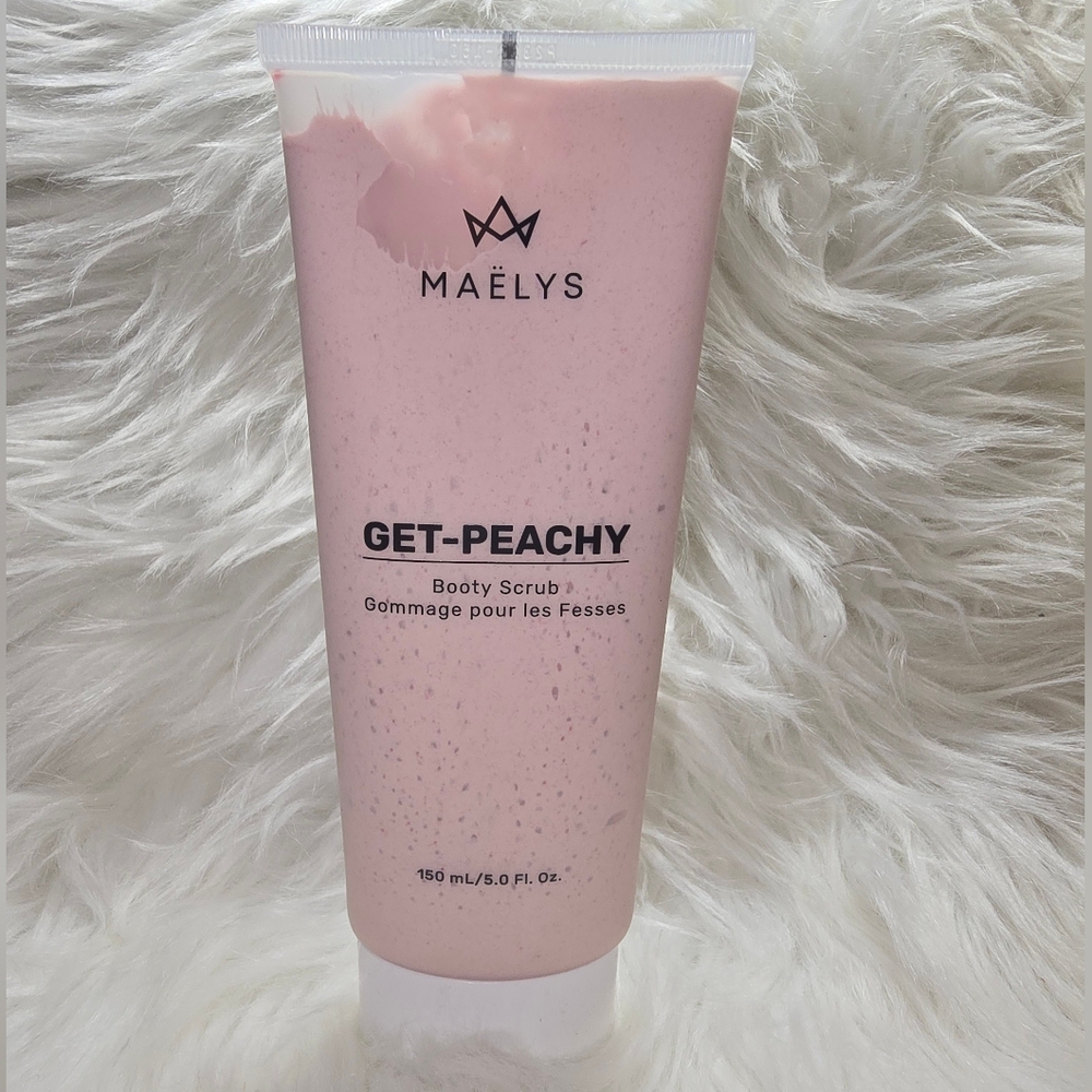 MAËLYS GET-PEACHY Booty Scrub – 5.0 oz / 150 mL
